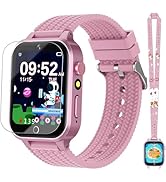 Smart Watch for Girls Age 5-12, Kids Watch with 26 Games, Camera, Music Player, Pedometer, Habit ...