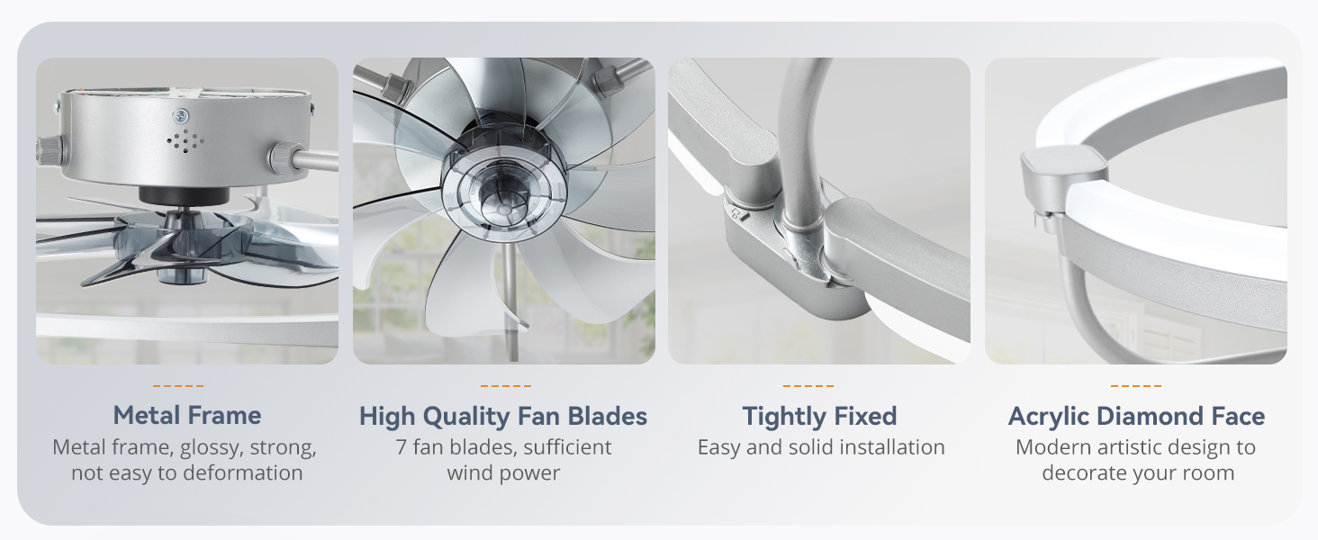 low profile ceiling fan