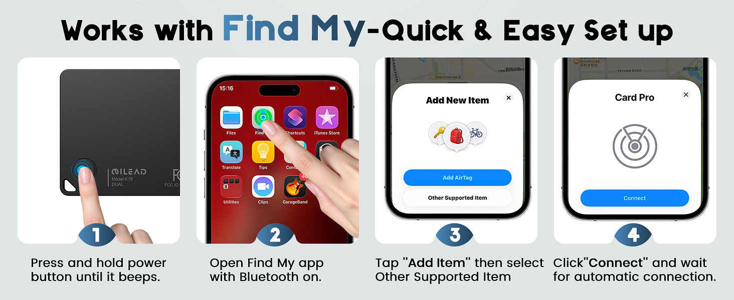 wallet tracker card apple