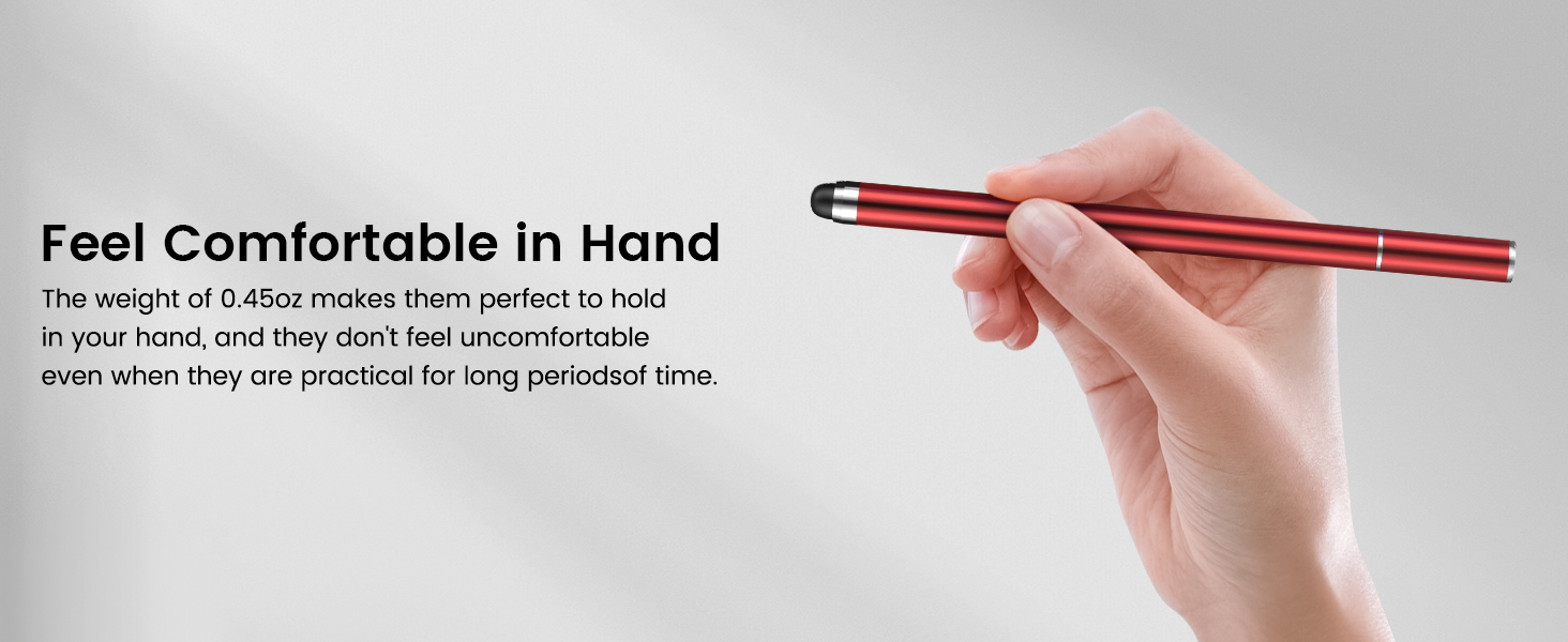 stylus Black, purple blue and red