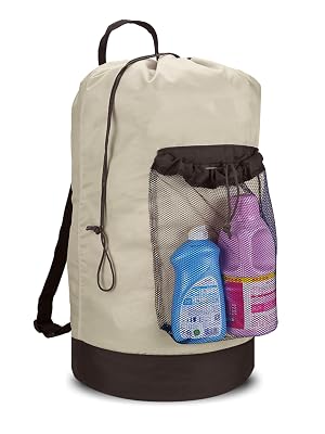 laundry backpack-khaki