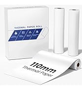110mm Thermal Printer Paper 3 Rolls, Compatible with A285M A282M A281M M835 M834 M832 Portable Pr...