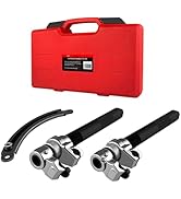 WETT Coil Spring Compressor Tool Set, 2-Piece Heavy Duty Strut Spring Compressor Tool with Extend...