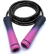 Coniflor Weighted Jump Rope, 1LB Tangle-Free Ball Bearing Rapid Speed Skipping Rope for Men Women...