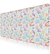 icolor Extended Gaming Mouse Pad – XXL Large Desk Mat with Stitched Edges,Non-Slip Base Keyboard ...