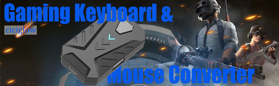Gaming keyboard and mouse converter