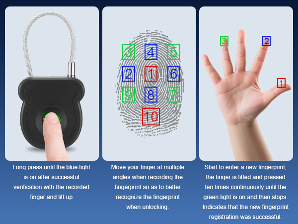 Fingerprint Padlock Lock