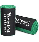Tree Protector Kit for Slacklines - 60" x 6" Tree Guards - 2 Piece Non-Slip Felt Wraps with Anti-...