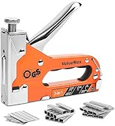 ValueMax Staple Gun, Heavy Duty 3-in-1 Manual Nail Gun with 3000 Staples, Upholstery Stapler for ...