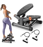 Niceday Steppers for Exercise, Stair Stepper with Resistance Bands, Mini Stepper with 300LBS Load...