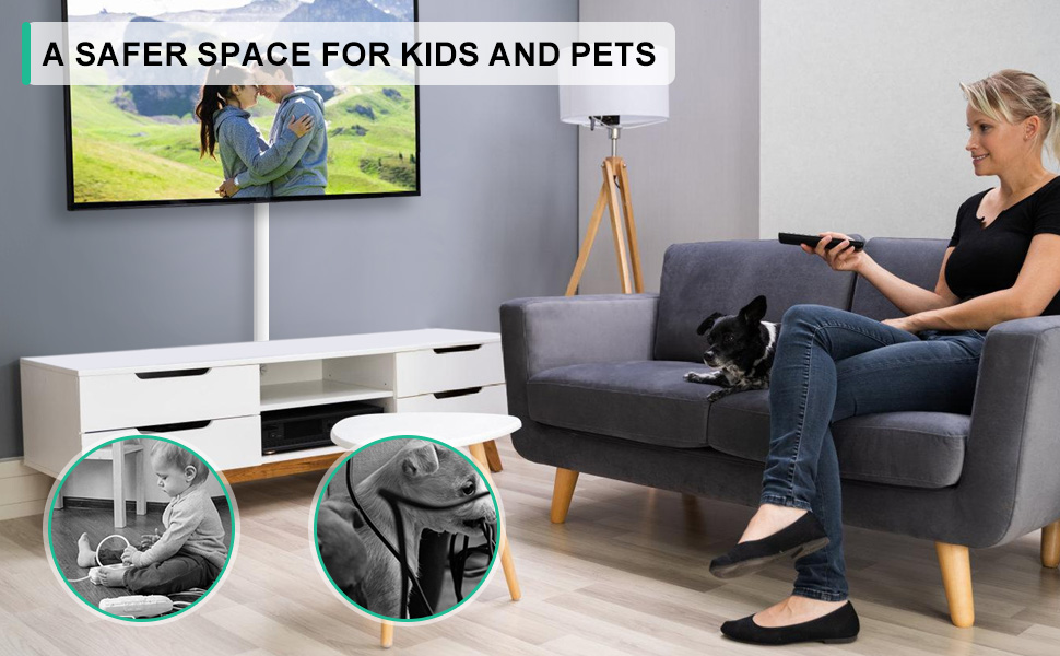 Cord Hider, 85.2in TV Cable Hider