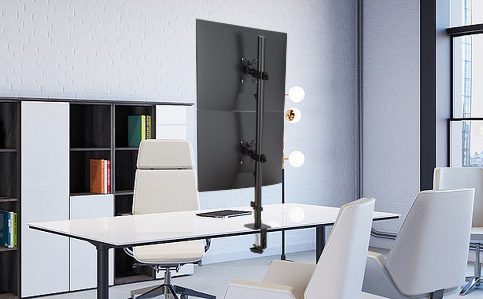 DUAL MONITOR STAND DESK MOUNT