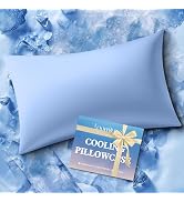 Loomluxe Cooling Pillow Case Standard Size Pillow Cover with Zipper for Hot Sleepers – Breathable...