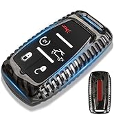 Key Fob Cover Compatible with Dodge Ram 1500 2500 3500 TRX Limited Rebel Bighorn Lonestar Laramie...