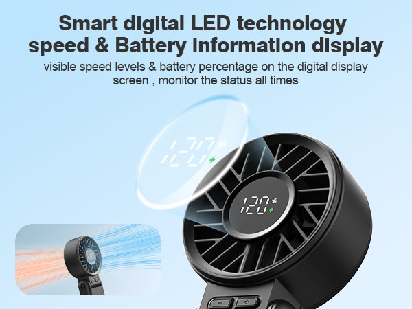 personal fan portable rechargeable
