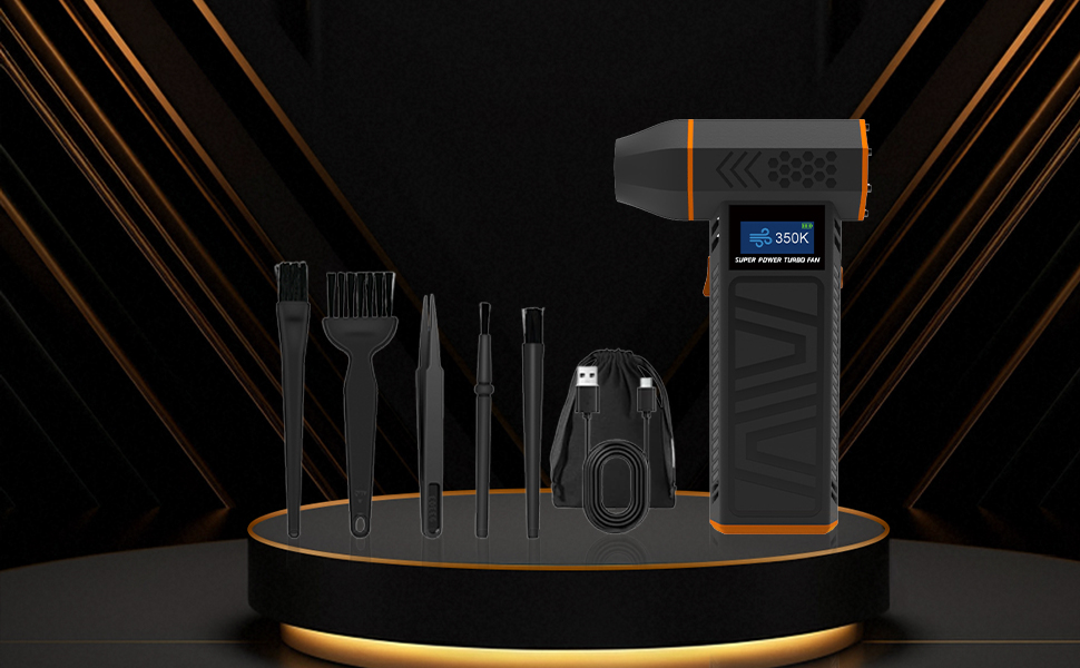 cordless turbo super power air duster is rechargeable using the USB-C charging