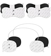 Comfytemp Official TENS Unit Replacement Pads for K6114/K6122, 4 Pack FSA HSA Eligible Wireless T...