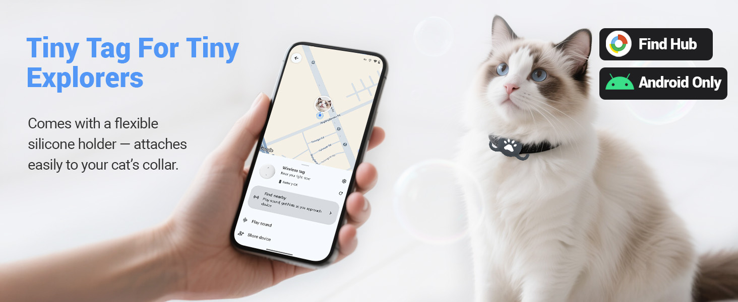 gps cat tracker collar android tracking collar pet gps tag for cats samsung tiny gps airtag