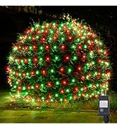 WBao Christmas Lights Outdoor, 200LED 8.4ft x 5.2ft Net Lights with 8 Modes, Timer, End to End Co...