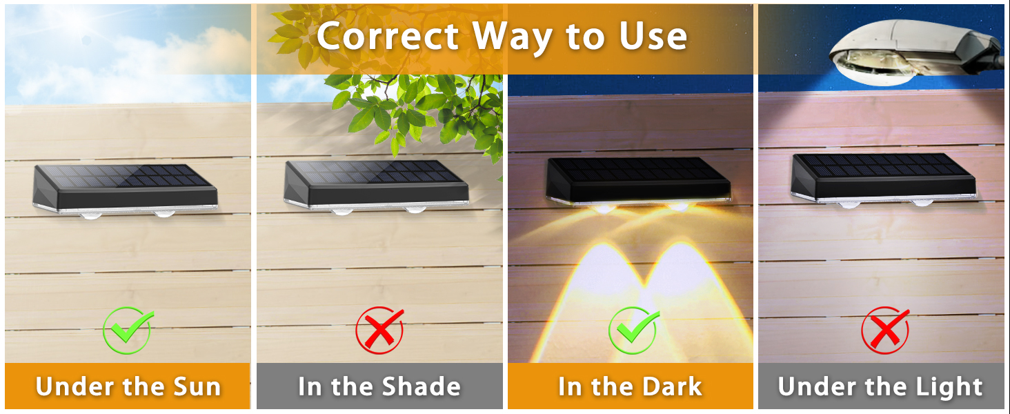 SunFlickt Solar Fence Lights
