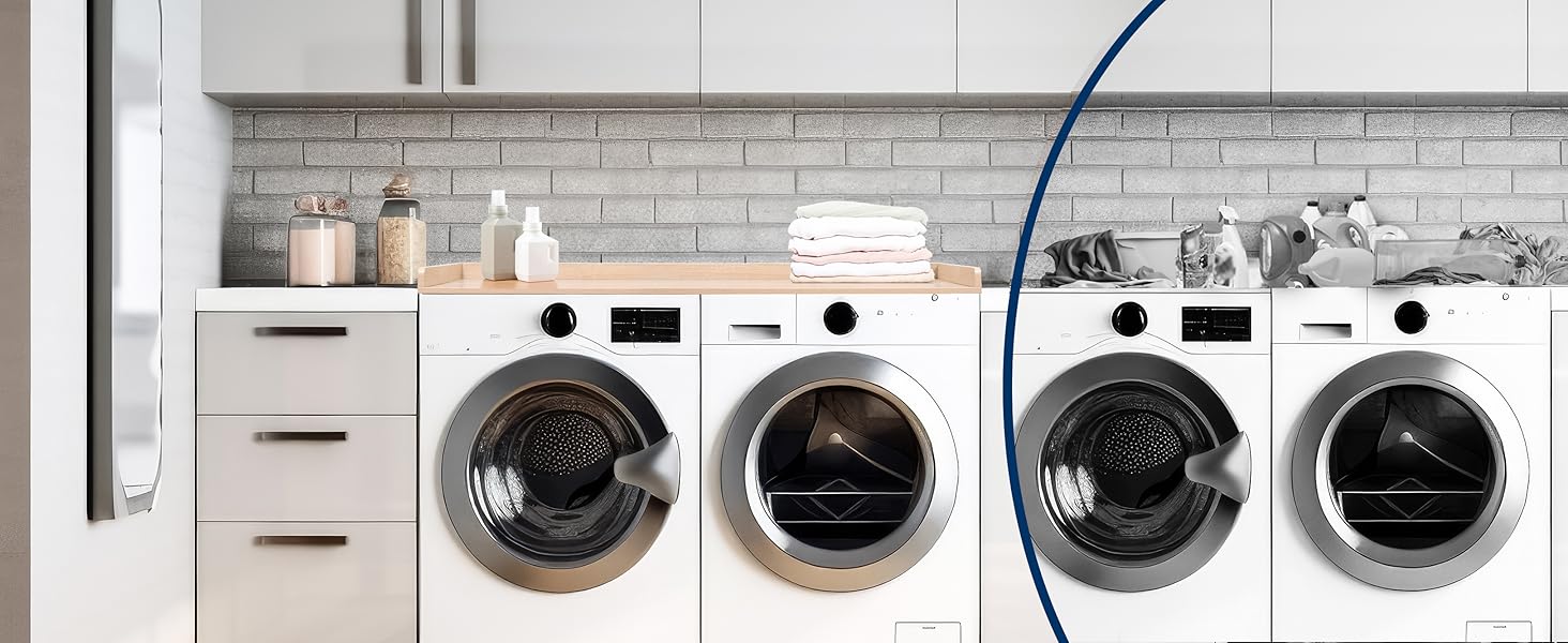 Light Wood Washer/Dryer Countertop