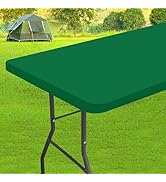 homing 6 Foot Rectangle Spandex Tablecloths, Stretch Elastic Fitted Table Cover, Washable Fabric ...