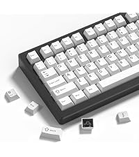 Womier PBT Keycaps Set 143 Keys, Cherry Profile Custom Keycaps 60 65 75 100 Percent for 61/64/68/84/...
