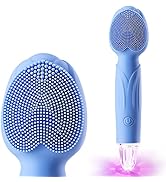 Sonic Facial Cleansing Brush, Electric Face Scrubber Cleanser Brush, Rechargeable Face Brushes fo...