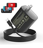 Zosam 60w Charger Compatible with Nintendo Switch 2 Charger Power Adapter, Compatible for Switch,...