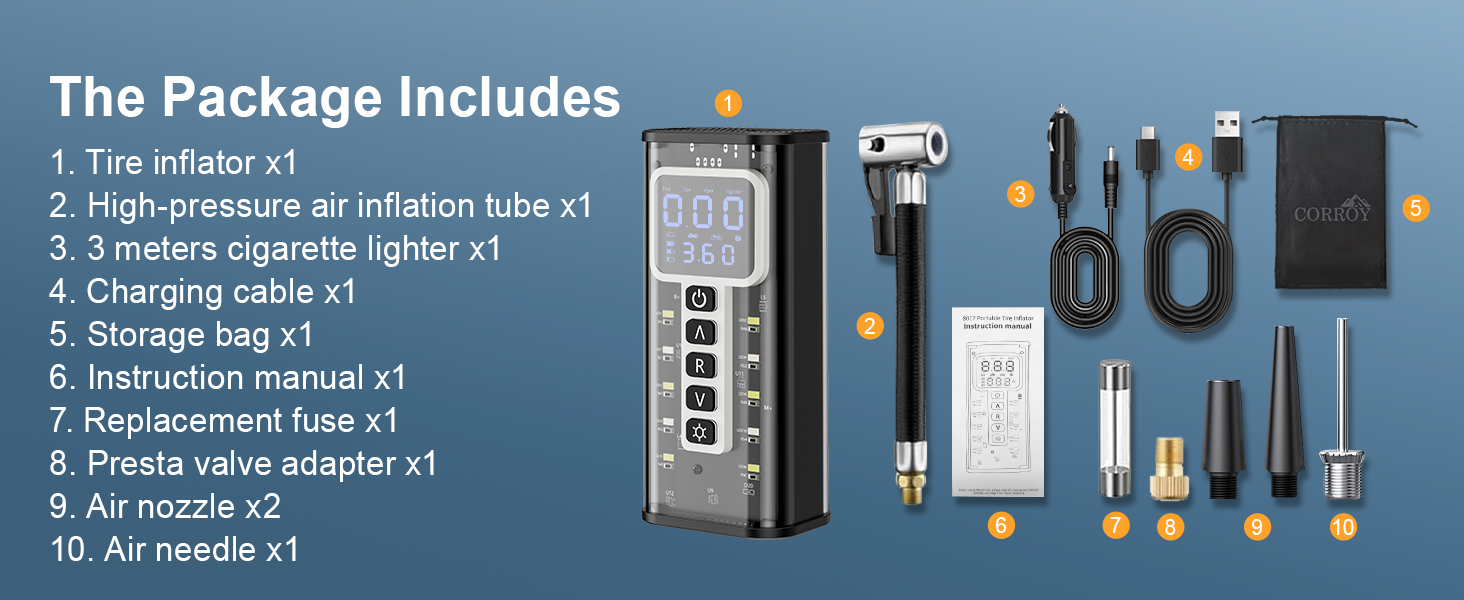 cordless tire inflator