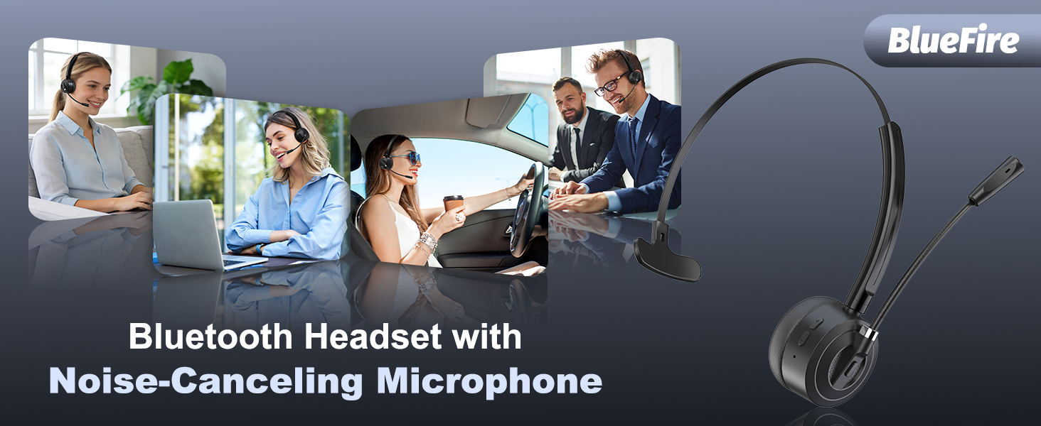 Bluetooth Headset with Microphone A