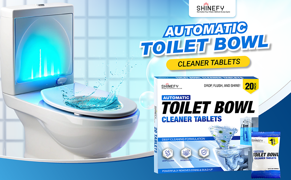 Shinefy Toilet Bowl Cleaner Tablets