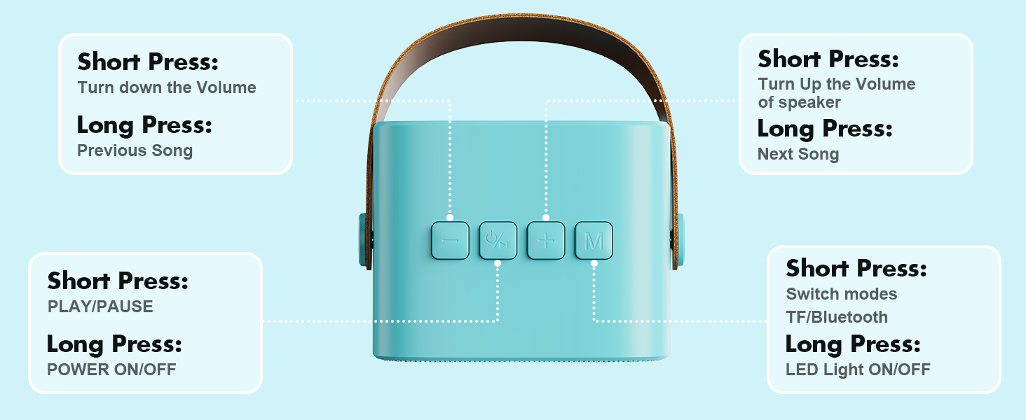 Mini Karaoke Machine Portable