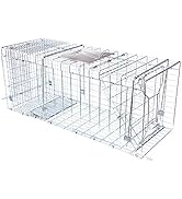 JT Eaton 495N Answer Single Door Live Animal Cage Trap for Extra Large Size Pests, 42