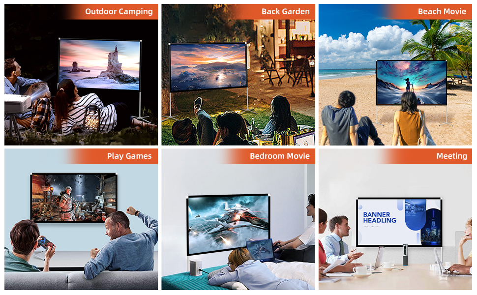 Aodiou Projector Screen 