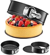 FoxKnow 7 Inch Nonstick Springform Cheesecake Pan with Removable Bottom | Round Cheese Cake Pans ...
