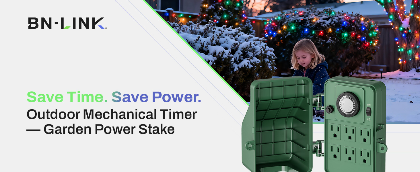 outdoor timer outlet waterproof