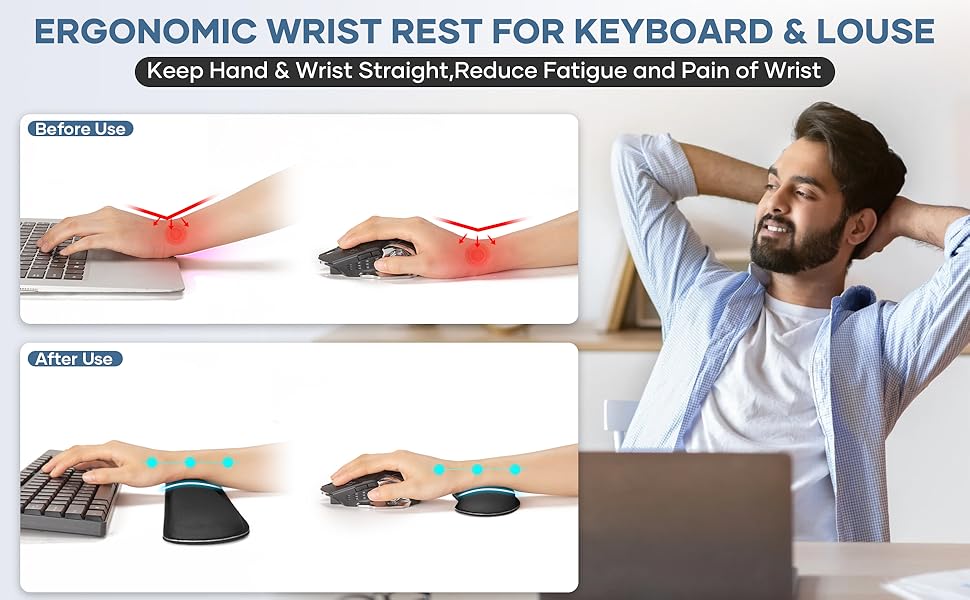 ERGONOMIC WRIST REST