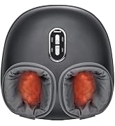 Nekteck Shiatsu Foot Massager with Heat [2026 Upgraded], 3 Modes Deep Kneading Therapy Air Compre...