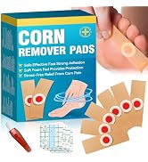AstraVox 24Pcs Corn Removers for Toes Feet with Adhesive PU Waterproof Membrane, Plantar Corn Rem...