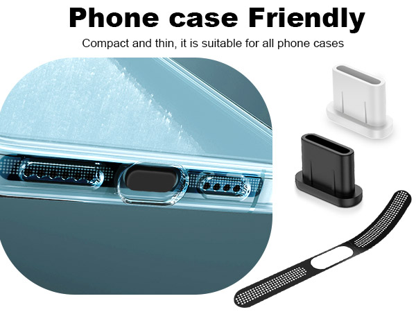 VIWIEU Type-C Dust Cover with Speaker Mesh Cover Case Friendly