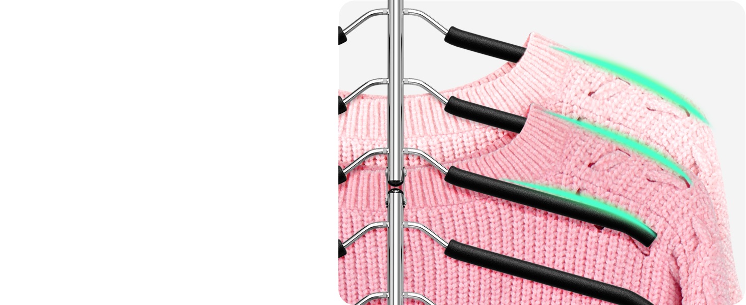 sweater hangers no shoulder bump