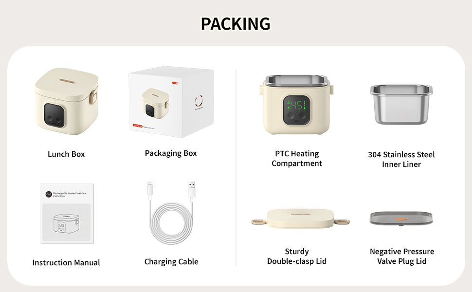 Electric Lunch Box Food Warmer