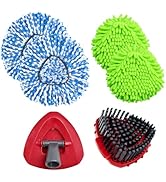 Hezane Mop Replace Head for O Cedar RinseClean 2 Tank System (2blue+2green+2red)