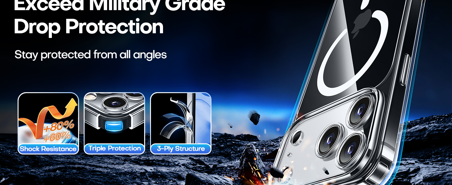 Full Camera Protection Compatible with iPhone 17 pro max Case