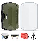 YETHKE LED Rechargeable Magnetic Work Light 4000mah 1500 Lumens, Hanging Hook with 3 Modes, LED W...