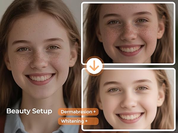 5k digital camera for teens with beauty function