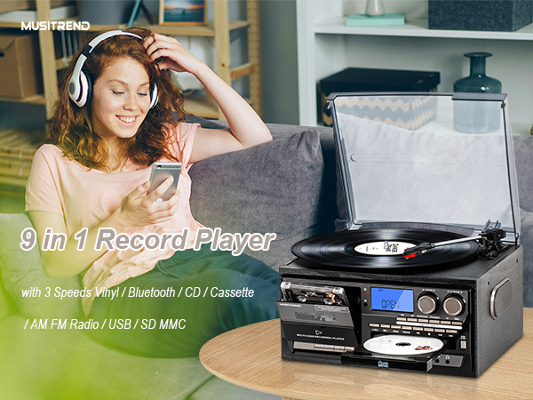 9 in 1 Record Player