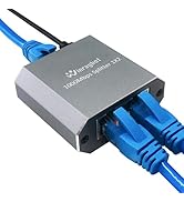 Ethernet splitter 1 to 2,Ethernet splitter,ethernet switch 2 port,1000Mbps ethernet hub,usb power...