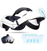 Saqico Head Strap with Battery for Oculus Quest 3, 10000mAh Battery Pack Extend 4H Playtime, Fast...